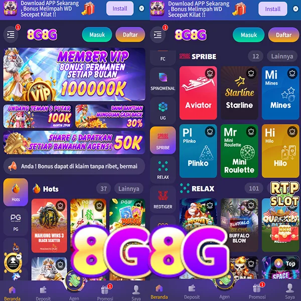 8G8G 2026 Slot Gacor RTP Tinggi